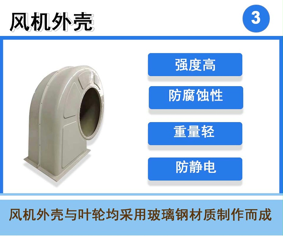 蘇州防腐玻璃鋼風機外殼